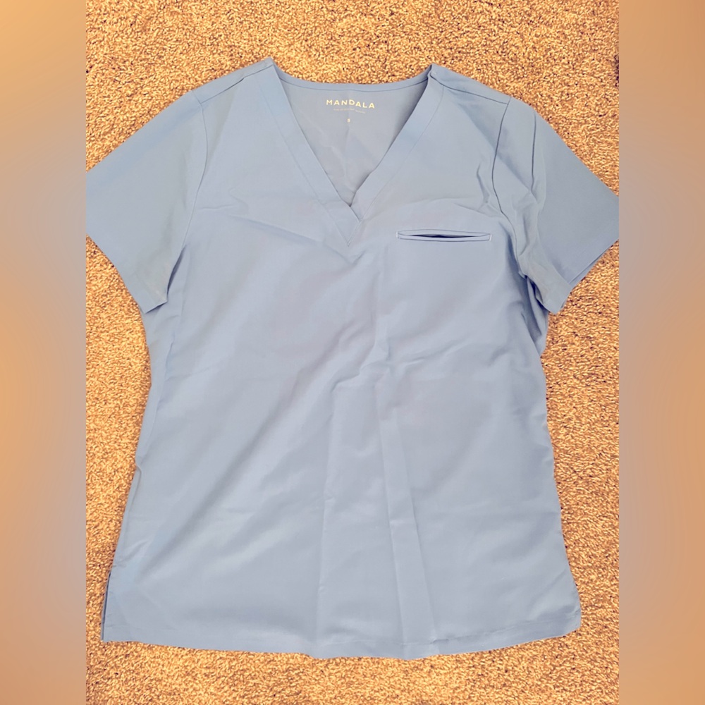 Mandala One Pocket Scrub Top